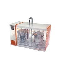 This tabletop gift set boasts a 2-stage pepper mechanism releases maximum flavor and aroma by cracking each peppercorn before it is ground. The salt mill, for coarse dry salt, is fitted with a crushing mechanism made of high quality stainless steel, designed to resist wear and the corrosive effects of dry salts. This tabletop gift set boasts a 2-stage pepper mechanism releases maximum flavor and aroma by cracking each peppercorn before it is ground. The salt mill, for coarse dry salt, is fitted with a crushing mechanism made of high quality stainless steel, designed to resist wear and the corrosive effects of dry salts.