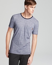 Fortify your collection of modern essentials with this understated stripe design from Burberry Brit. Fortify your collection of modern essentials with this understated stripe design from Burberry Brit.
