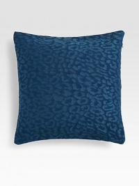 A tonal embroidered animal pattern makes the perfect accent for bed, chaise or chair.18 squareCottonSpot cleanImported A tonal embroidered animal pattern makes the perfect accent for bed, chaise or chair.18 squareCottonSpot cleanImported