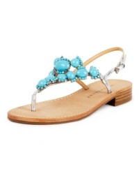 Aloha, gorgeous! The Valerie flat sandals by Ivanka Trump effortlessly dress up your feet in beautiful beads of varying sizes. Slip them on, then head for the coast! (Clearance)