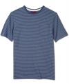 Fit in with the rest of the crew with this striped slim t-shirt from Tommy Hilfiger.