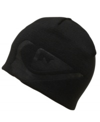 This Quicksilver beanie offers two looks and endless style. This Quicksilver beanie offers two looks and endless style.