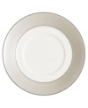 Set a dazzling tea or coffee service with this fine china saucer. From innovative designer Monique Lhullier, it features a pearlescent border with glossy raised dots and a fine stitch-like pattern.