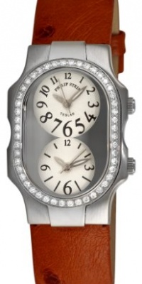 Philip Stein Women's 1DGFWOT Diamond Ostrich Strap Watch Philip Stein Women's 1DGFWOT Diamond Ostrich Strap Watch