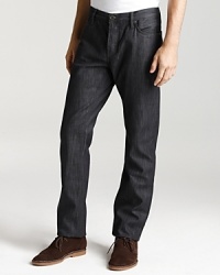 In a sleek navy wash and slim fit, the Burberry Steadman jeans are a casual-meets-cool classic. In a sleek navy wash and slim fit, the Burberry Steadman jeans are a casual-meets-cool classic.