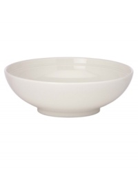 Fresh and understated, this collection features a pure white glaze and elegant modern lines that evoke winter's snow-capped slopes. The perfect clean slate for both formal or everyday settings. Fresh and understated, this collection features a pure white glaze and elegant modern lines that evoke winter's snow-capped slopes. The perfect clean slate for both formal or everyday settings.