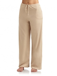 THE LOOKDrawstring elastic waistSide pocketsComfort fitTHE FITRise, 12Inseam, about 41 THE MATERIALPima cottonCARE & ORIGINMachine washImported THE LOOKDrawstring elastic waistSide pocketsComfort fitTHE FITRise, 12Inseam, about 41 THE MATERIALPima cottonCARE & ORIGINMachine washImported