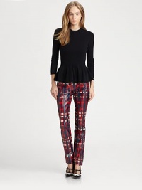 Featuring an amazing print, it's the distinctive take on leather pants that only Tory Burch could design.Hook-and-eye closureZip flyAllover printInseam, about 32LeatherDry clean by leather specialistImported Model shown is 5'10½ (179cm) wearing US size Small. Featuring an amazing print, it's the distinctive take on leather pants that only Tory Burch could design.Hook-and-eye closureZip flyAllover printInseam, about 32LeatherDry clean by leather specialistImported Model shown is 5'10½ (179cm) wearing US size Small.