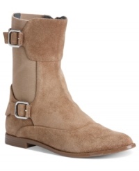 Brace yourself for an onslaught of compliments. Calvin Klein's Tatiana flat booties are incredibly stylish with buckle detail at the ankle and top shaft. Brace yourself for an onslaught of compliments. Calvin Klein's Tatiana flat booties are incredibly stylish with buckle detail at the ankle and top shaft.