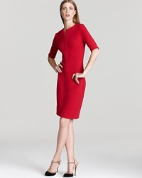 Tailored in an elegantly minimalist silhouette, this DIANE von FURSTENBERG dress works the office, then wows after hours for chic versatility. Tailored in an elegantly minimalist silhouette, this DIANE von FURSTENBERG dress works the office, then wows after hours for chic versatility.