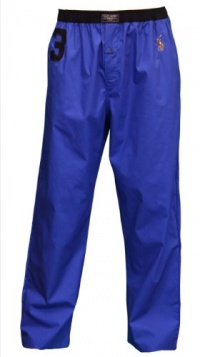 Polo Ralph Lauren Men's Big Pony Woven Lounge Pajama Pants-Royal Blue-XL