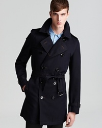A brilliant design from Burberry Brit marries vintage appeal with classic tailoring for an overall masculine and thoroughly modern coat that elevates your presentation wherever you roam. A brilliant design from Burberry Brit marries vintage appeal with classic tailoring for an overall masculine and thoroughly modern coat that elevates your presentation wherever you roam.