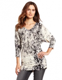 Calvin Klein Jeans Women's Jaden Jersey Rouched Tunic Sweater Calvin Klein Jeans Women's Jaden Jersey Rouched Tunic Sweater