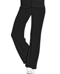 Every closet needs a pair of comfy sweat pants! The loose fit and easy, pull-on design make this pair from Planet Gold a style you'll want to live in. Every closet needs a pair of comfy sweat pants! The loose fit and easy, pull-on design make this pair from Planet Gold a style you'll want to live in.
