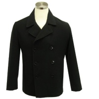 Kenneth Cole Reaction Men's Double-Breasted Jacket Black Size XL Kenneth Cole Reaction Men's Double-Breasted Jacket Black Size XL