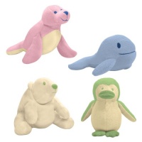 green sprouts Organic Cotton Splash Toy 4pc Set-Arctic green sprouts Organic Cotton Splash Toy 4pc Set-Arctic