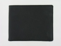 Polo by Ralph Lauren Black Bifold Passcase Wallet Billfold Leather Polo by Ralph Lauren Black Bifold Passcase Wallet Billfold Leather