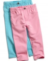 GUESS Kids Girls Baby Jeggings (12 - 24m), PINK (24M)