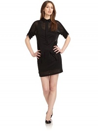 THE LOOKSheer designShirt collarConcealed front button placketThree-quarter length roll tab sleevesFront flap pockets with pleated detailSide seam pocketsTank dress underlayTHE FITAbout 33 from shoulder to hemTHE MATERIALLinenCARE & ORIGINDry cleanMade in ItalyModel shown is 5'10 (177cm) wearing US size 4. THE LOOKSheer designShirt collarConcealed front button placketThree-quarter length roll tab sleevesFront flap pockets with pleated detailSide seam pocketsTank dress underlayTHE FITAbout 33 from shoulder to hemTHE MATERIALLinenCARE & ORIGINDry cleanMade in ItalyModel shown is 5'10 (177cm) wearing US size 4.