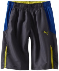 Puma - Kids Boys 2-7 Training Short, Grey, Large Puma - Kids Boys 2-7 Training Short, Grey, Large