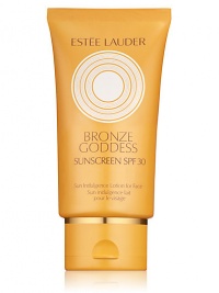 Let the sun worship every inch of you. Sun Indulgence Lotion for Face SPF 30 goes on silky-smooth and seduces skin with an instant heavenly radiance. Delivers comprehensive, broad-spectrum UVA/UVB protection with our best UVA defense. Light beachy scent. Bring out the bronze goddess in you. 1.7 oz. Let the sun worship every inch of you. Sun Indulgence Lotion for Face SPF 30 goes on silky-smooth and seduces skin with an instant heavenly radiance. Delivers comprehensive, broad-spectrum UVA/UVB protection with our best UVA defense. Light beachy scent. Bring out the bronze goddess in you. 1.7 oz.