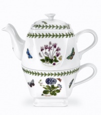 Portmeirion Botanic Garden Square Tea for One Portmeirion Botanic Garden Square Tea for One