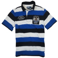Polo Ralph Lauren Men Custom Fit Rugby T-Shirt (P.R.L.C.F.L.) Polo Ralph Lauren Men Custom Fit Rugby T-Shirt (P.R.L.C.F.L.)