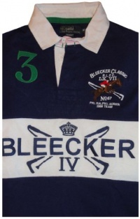 Polo Ralph Lauren Men's Bleeker Classic Rugby Shirt-Navy Polo Ralph Lauren Men's Bleeker Classic Rugby Shirt-Navy