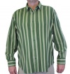 Tommy Bahama Straight Away Stripe Long Sleeve Shirt Noble Grn TB33797-3818