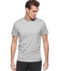 Simple but not basic. This t-shirt from Calvin Klein makes cool casual style easy. Simple but not basic. This t-shirt from Calvin Klein makes cool casual style easy.