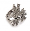 MARC BY MARC JACOBS Petal to the Metal Tribe Ring with Bird - Argento