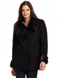 THE LOOKFur collarButton-frontFur-trimmed cuffsDual seam pocketsTHE FITAbout 29 from shoulder to hemTHE MATERIALDyed shearlingGenuine sheepskinToscana lamb furCARE & ORIGINDry clean by fur specialistFur origin: SpainMade in USAModel shown is 5'9½ (176cm) wearing US size Small. THE LOOKFur collarButton-frontFur-trimmed cuffsDual seam pocketsTHE FITAbout 29 from shoulder to hemTHE MATERIALDyed shearlingGenuine sheepskinToscana lamb furCARE & ORIGINDry clean by fur specialistFur origin: SpainMade in USAModel shown is 5'9½ (176cm) wearing US size Small.