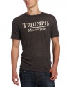 Lucky Brand Mens Triumph Motorcyle Graphic Tee