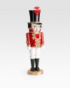 Beautifully-crafted German nutcracker, hand-carved and hand-painted with painstaking attention to the details that make them so collectible.Protective symbol of good fortune19 X 5½ X 5½Carved woodMade in Germany