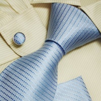 Sky Blue Designer Mens Ties Light Blue Boyfriend Gift Fashion Silk Necktie Cufflinks Hanky Set H5093 Sky Blue Designer Mens Ties Light Blue Boyfriend Gift Fashion Silk Necktie Cufflinks Hanky Set H5093