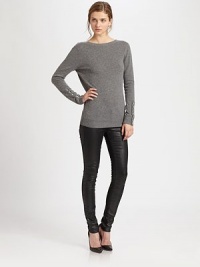 Versatility at its best-- this lavish cashmere design can be reversed and worn as a v-back sweater. Ribbed v-neckLong dolman sleeves with buttoned cuffsRibbed cuffs and hemCashmereDry cleanImportedModel shown is 5'10 (177cm) wearing US size Small. Versatility at its best-- this lavish cashmere design can be reversed and worn as a v-back sweater. Ribbed v-neckLong dolman sleeves with buttoned cuffsRibbed cuffs and hemCashmereDry cleanImportedModel shown is 5'10 (177cm) wearing US size Small.