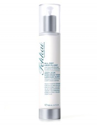 Plumps hair strands for thicker, lusher looking hair. Provides continuous moisture to smooth and hydrate hair throughout the day ... hair actually looks better as the day goes on. Repairs damaged hair from the outside in, strengthening and reinforcing strands all-day and over time. Protects hair from heat styling and environmental stress preventing further and future damage. 3.4 oz 