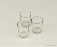 Clear Glass Votive Holders (1 Dz) Clear Glass Votive Holders (1 Dz)