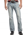 With hip vintage wear, these jeans from INC International Concepts are anything but regular.