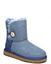 UGG Australia Children's Bailey Button Denim Toddler Shearling Boots,Dark Denim,11 Child US