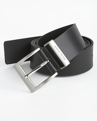 40 mm leather belt with buckle. 40 mm leather belt with buckle.