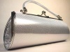 HANDBAG Tube Metallic Silver - WiseGloves EVENING BAG WOMEN GIRL BAG TOTE PURSE HANDBAG CLUTCH