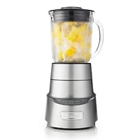 600-watt motor, deluxe blender with 4-speed electronic touchpad controls. Standby mode, patented ultra-sharp stainless steel blade. 48 oz thermal shock-resistant borosilicate glass jar and tight-seal lid with 2 oz. measure pouring cap insert. 600-watt motor, deluxe blender with 4-speed electronic touchpad controls. Standby mode, patented ultra-sharp stainless steel blade. 48 oz thermal shock-resistant borosilicate glass jar and tight-seal lid with 2 oz. measure pouring cap insert.
