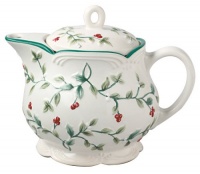 Pfaltzgraff Winterberry Personal 2-Cup Teapot with Tea Infuser Basket Pfaltzgraff Winterberry Personal 2-Cup Teapot with Tea Infuser Basket