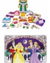 3 Item Bundle: Melissa & Doug Dance All Night Magnetic Dress-up Tin + Magnetic Princess Elise Dress-up Doll + Free Activity Book