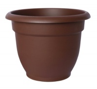 Fiskars 20-56310CH 10-Inch Ariana Planter With Self-Watering Tray, Chocolate Fiskars 20-56310CH 10-Inch Ariana Planter With Self-Watering Tray, Chocolate