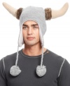 Hook a hot look for winter with this novelty Viking hat from American Rag.