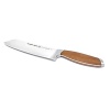 German stainless steel harmonizes with Asian teak wood on this superior set of knives from Schmidt Brothers for an aesthetically pleasing and exceptionally precise collection.