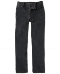 Straight fit jeans by Quiksilver with a little stretch to maximize your style. Straight fit jeans by Quiksilver with a little stretch to maximize your style.