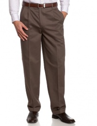 Savane Men's Pleated Deep-Dye Twill Pant